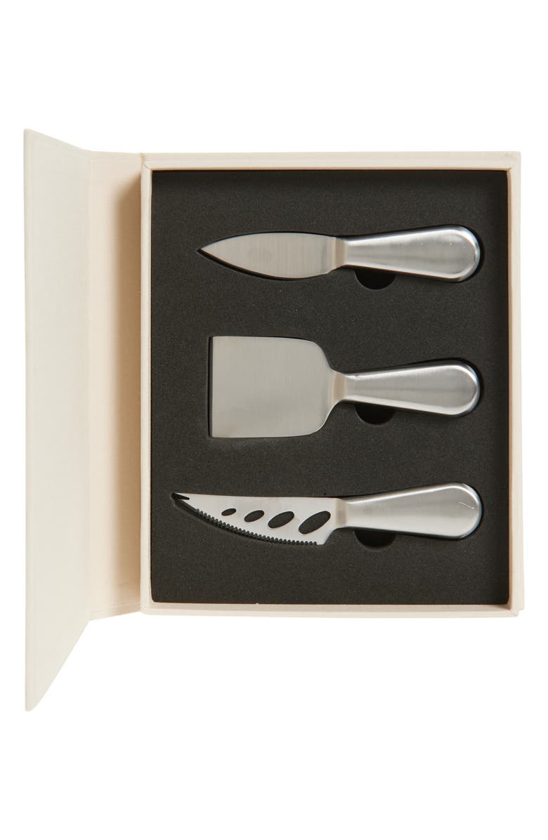 PRINTWORKS The Essentials Cheese Tools Gift Set, Alternate, color, Beige/ Multi