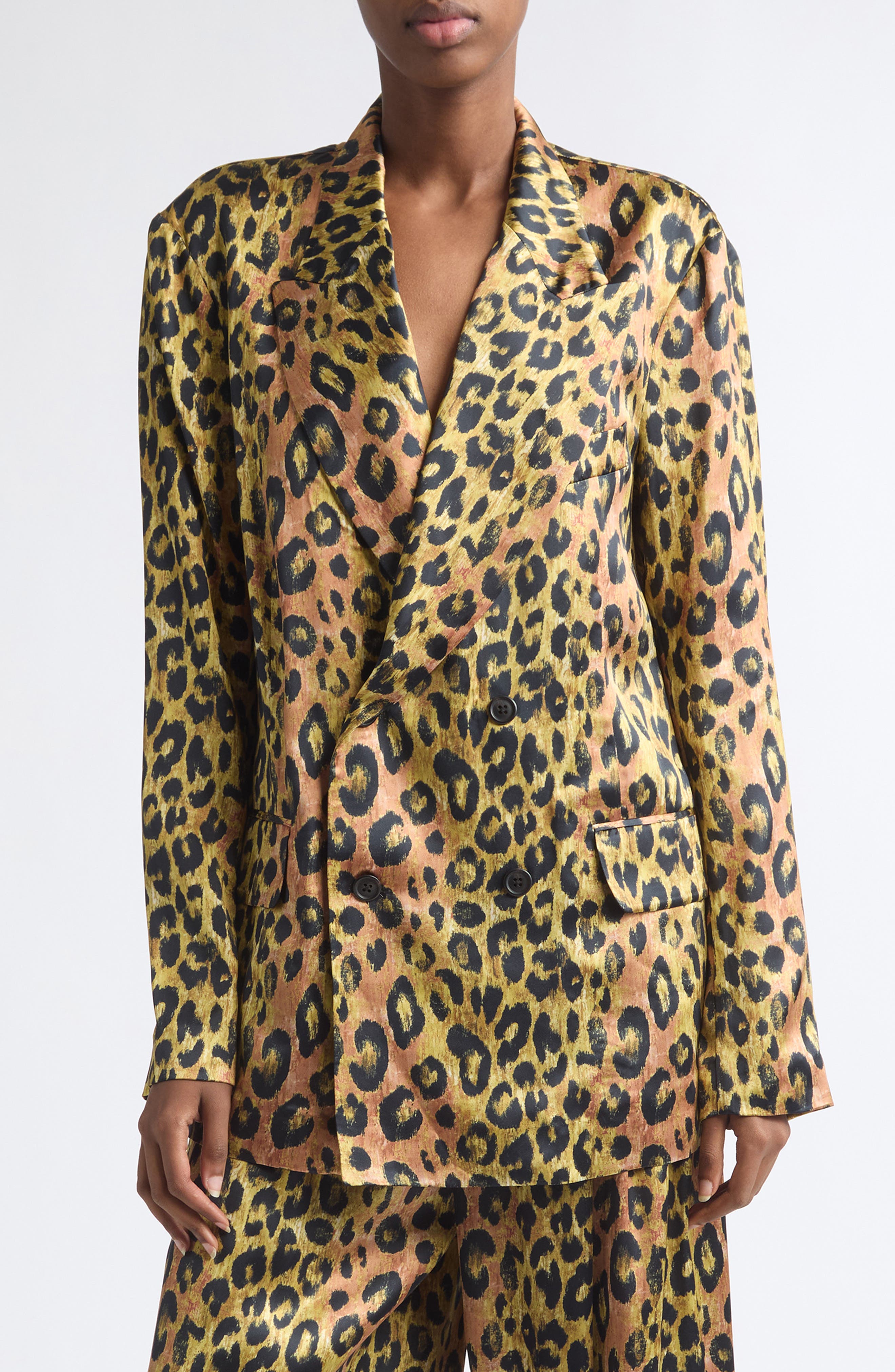 selected LIGHT BROWN PINK LEOPARD