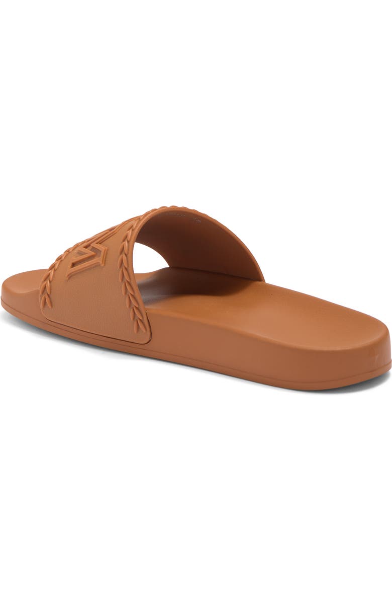 MCM Logo Slide Sandal, Alternate, color,