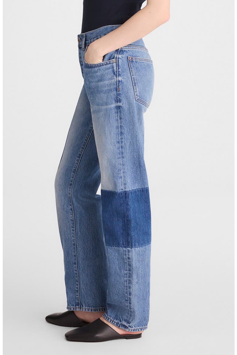 The Dean Easy Straight Airy Jeans, Alternate, color, WORN WASH