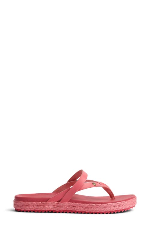 Reef Vista Carmen Platform Flip Flop In Sunset Coral
