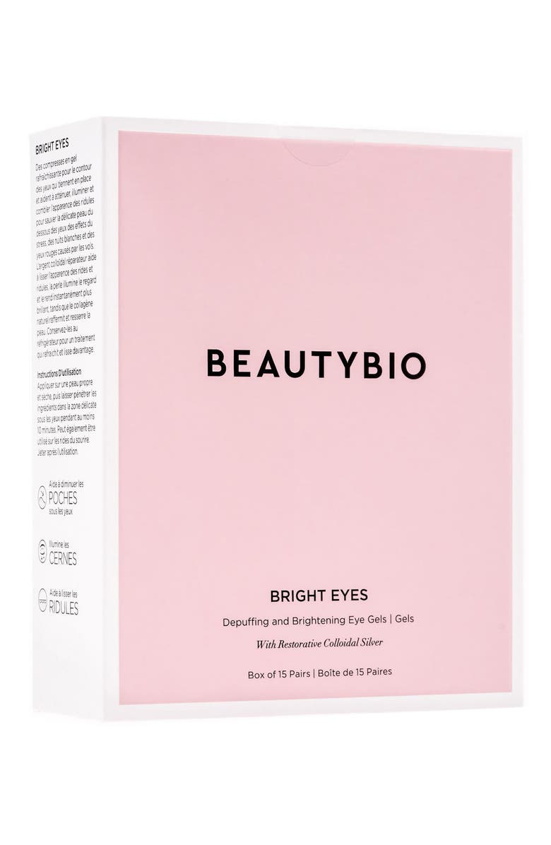 BeautyBio Bright Eyes Illuminating Colloidal Silver + Collagen Eye Patch, Alternate, color,