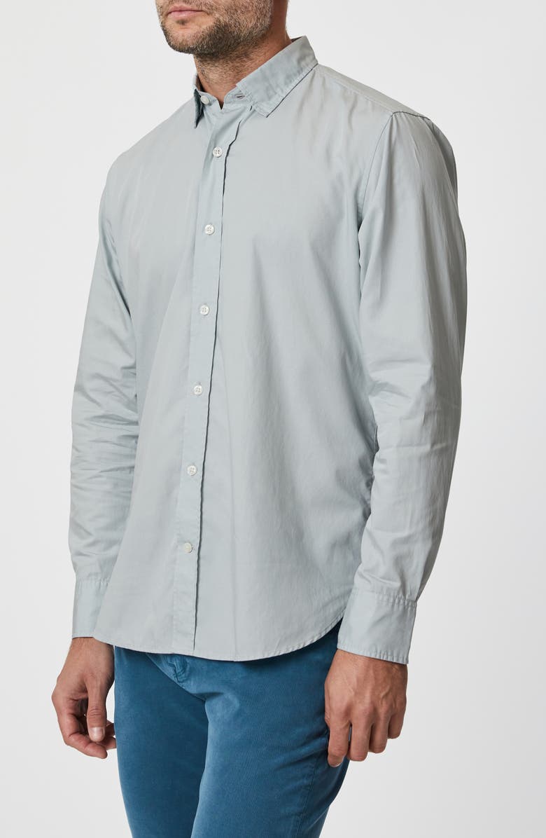 34 Heritage Luxe Twill Button-Up Shirt, Alternate, color, Pearl Blue