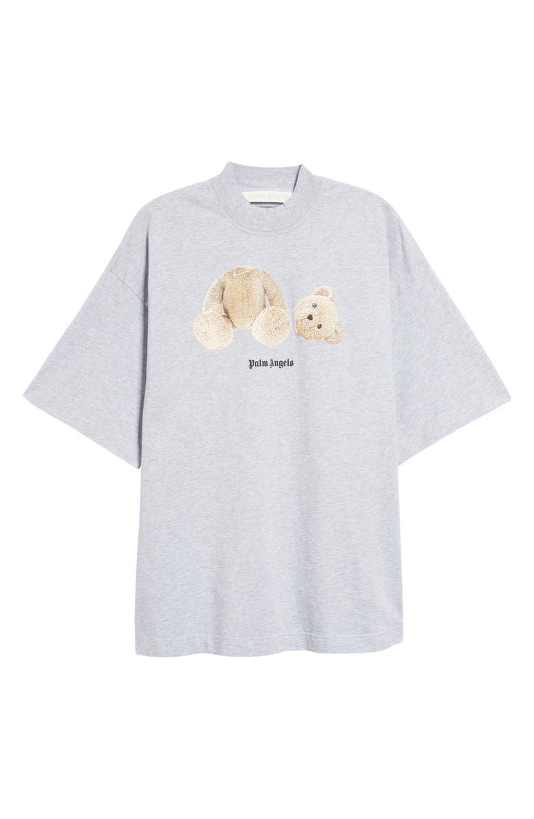 Palm Angels Oversize Headless Bear Cotton Graphic Tee, Alternate, color,