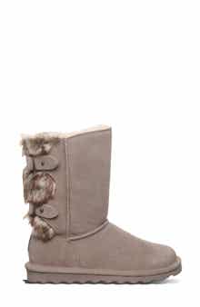 BEARPAW Eloise Faux Fur Buckled Strap Boot