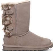 BEARPAW Eloise Faux Fur Buckled Strap Boot