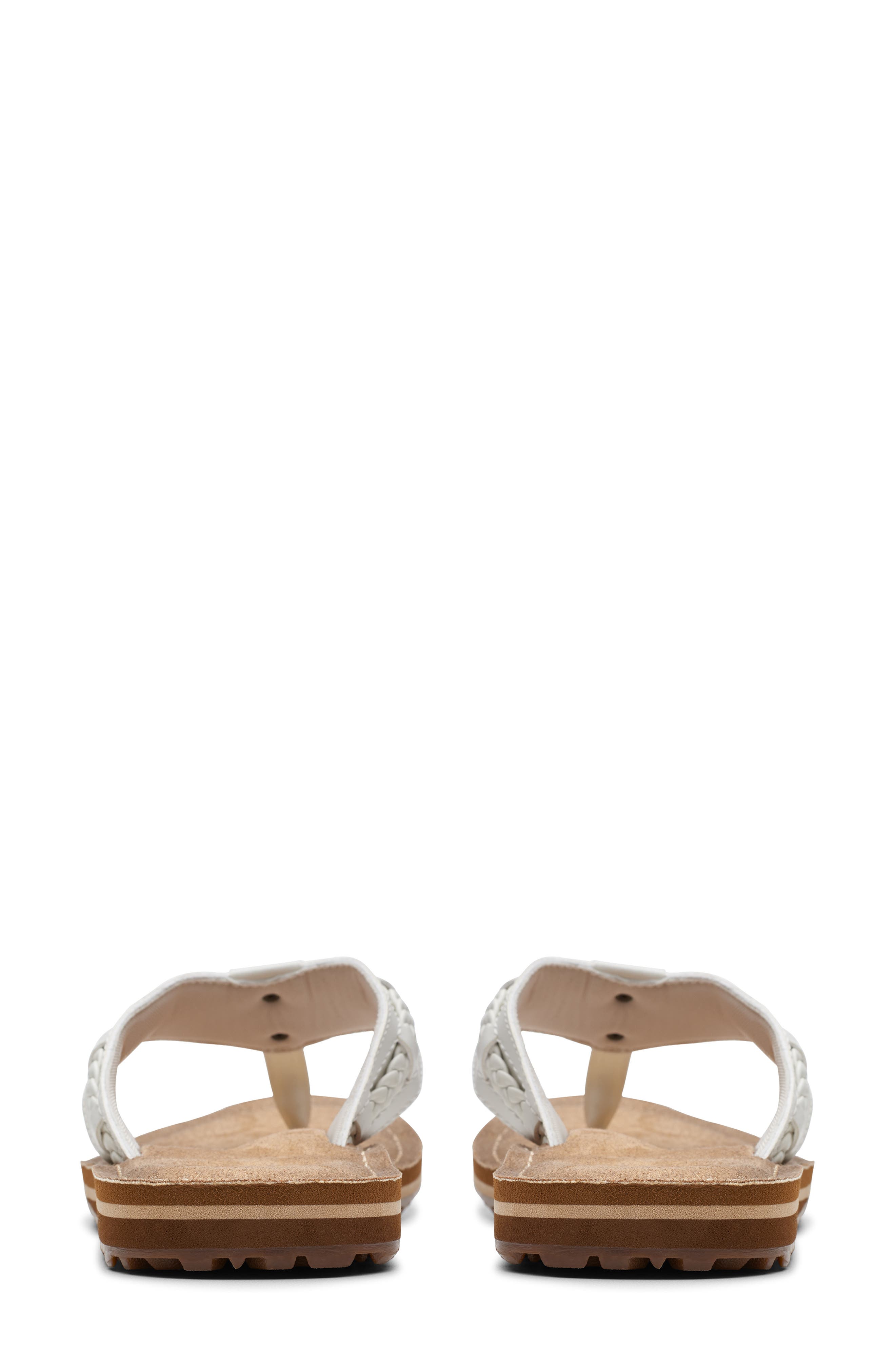 Clarks<sup>®</sup> Fenner Nerica Flip Flop, Alternate, color, Off White