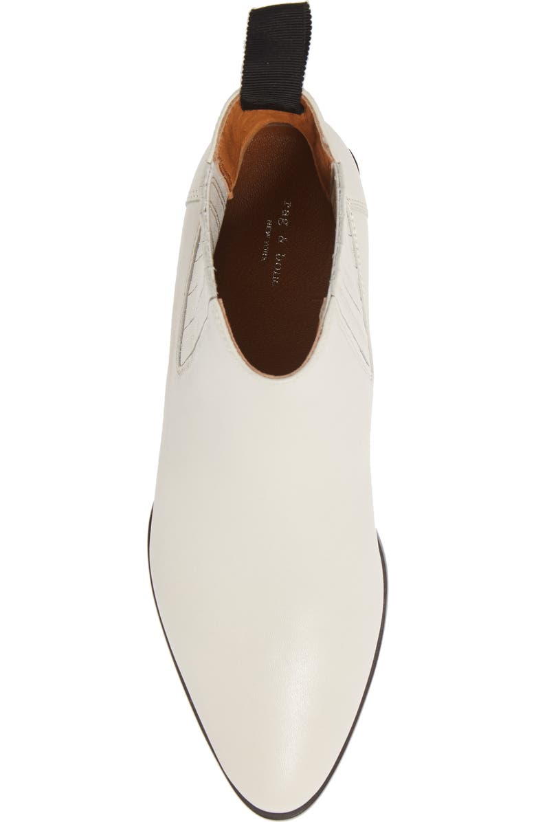rag & bone Rover Chelsea Boot, Alternate, color, Antique White