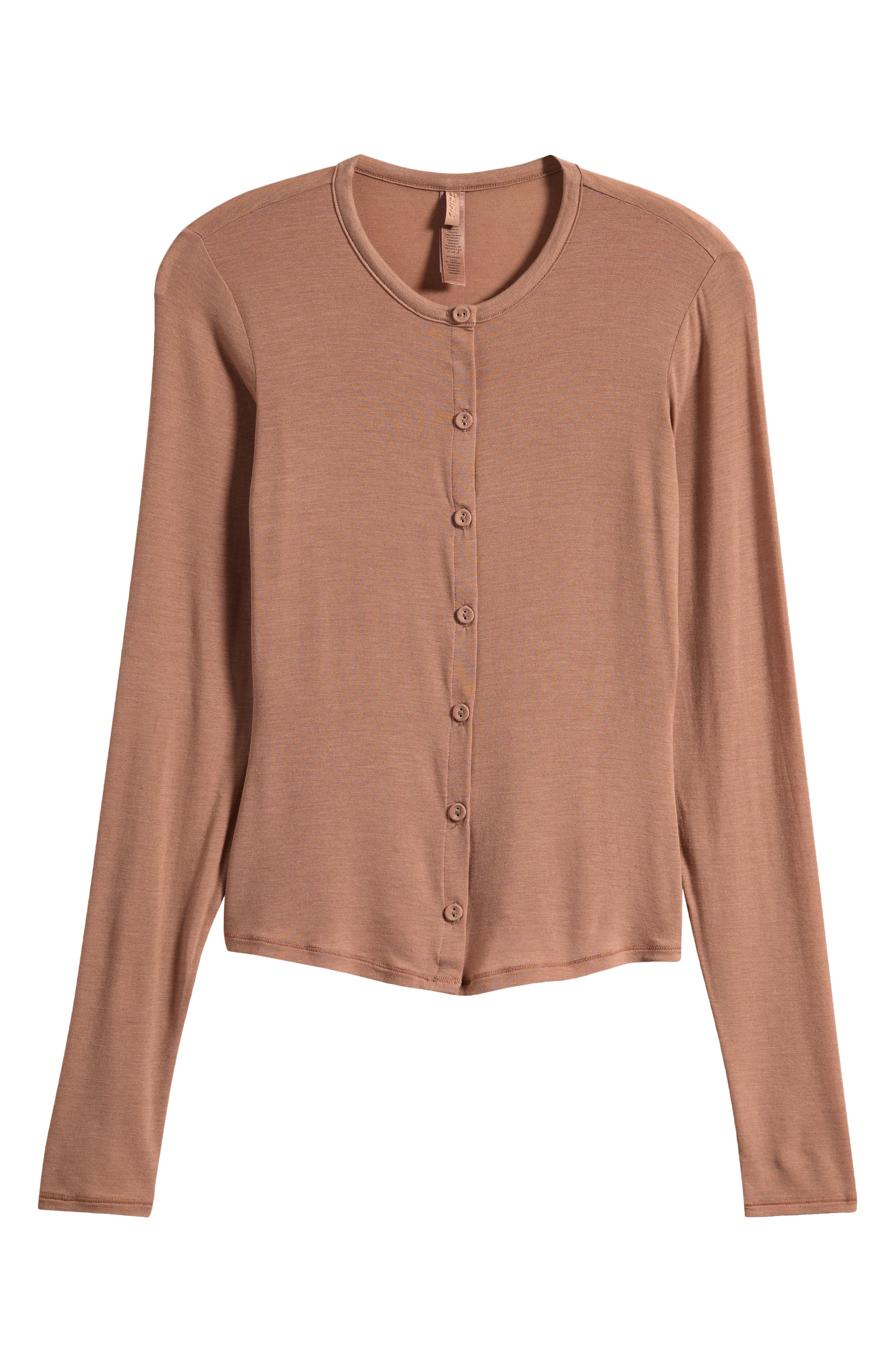 Sheer Modal Blend Cardigan - image 4