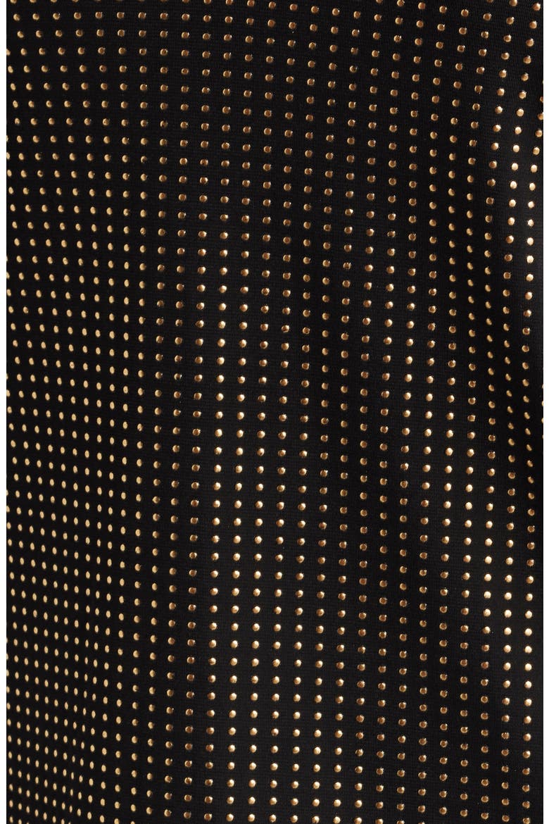 Dewdrop Stud Sleeveless Top, Alternate, color, ANNE BLACK/ GOLD