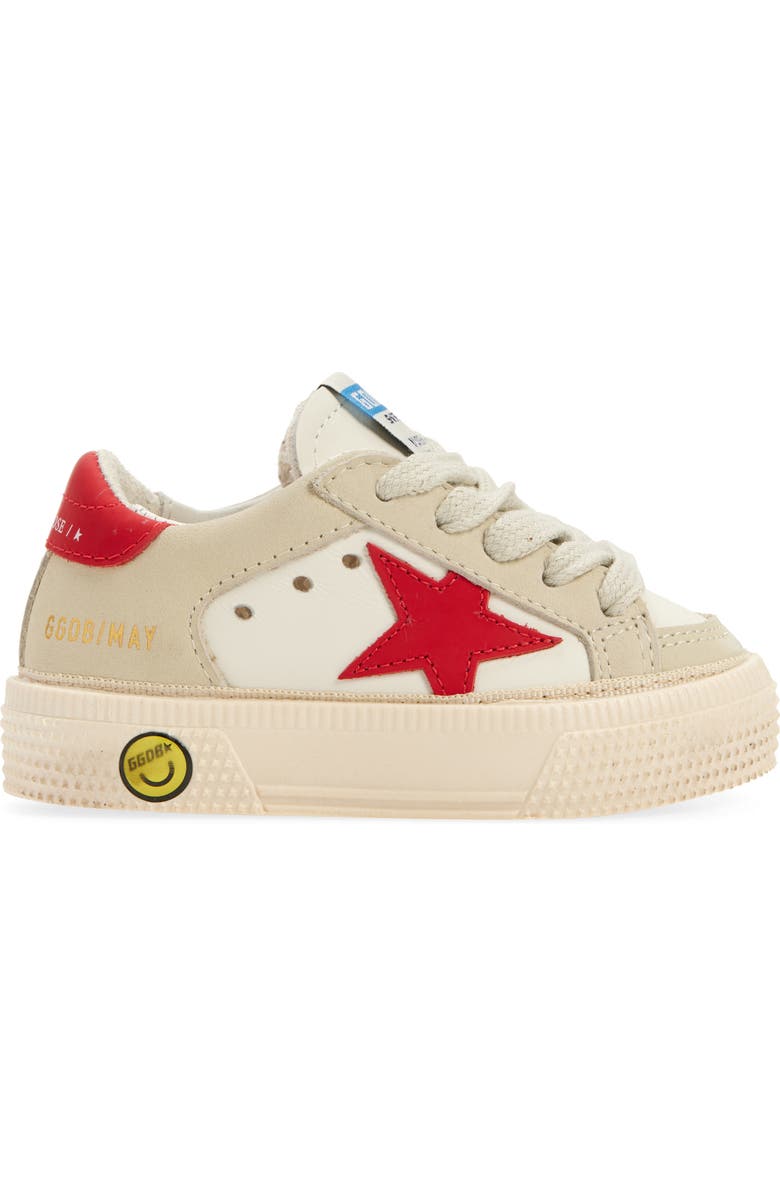 Golden Goose Kids' May School Leather Sneaker, Alternate, color,