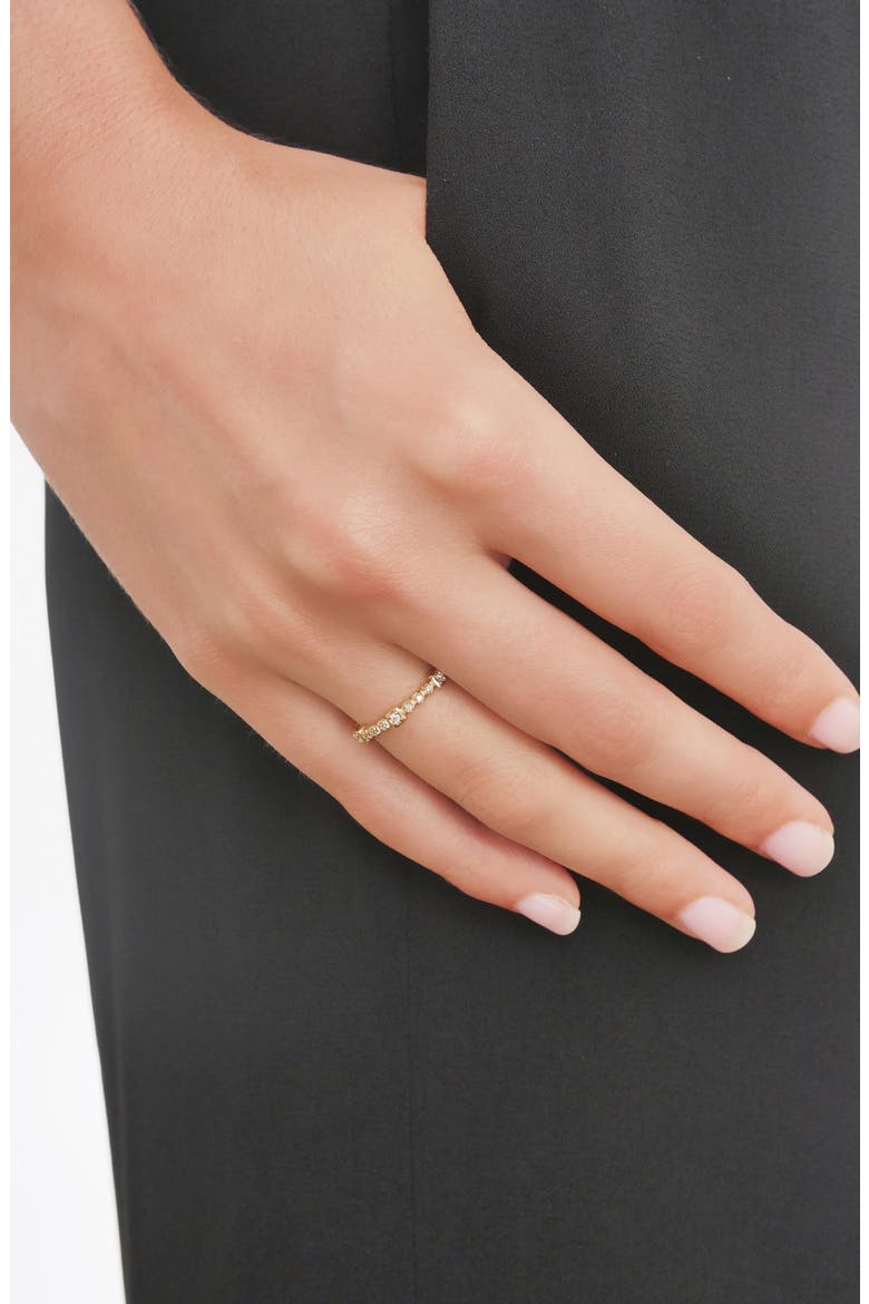 Monaco Diamond Station Ring (Nordstrom Exclusive), Alternate, color, YELLOW GOLD/ DIAMOND