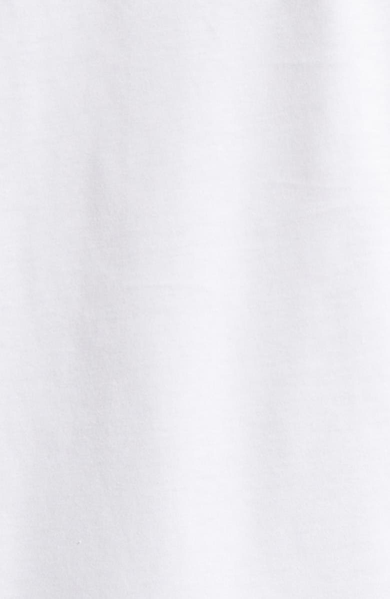 Versace Coral Theater Compact Cotton Jersey Graphic T-Shirt, Alternate, color, Optical White