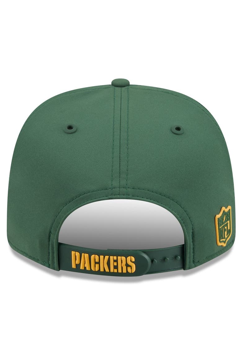 Men's New Era Green Green Bay Packers 2026 Sideline 9SEVENTY Adjustable Hat, Alternate, color, Green