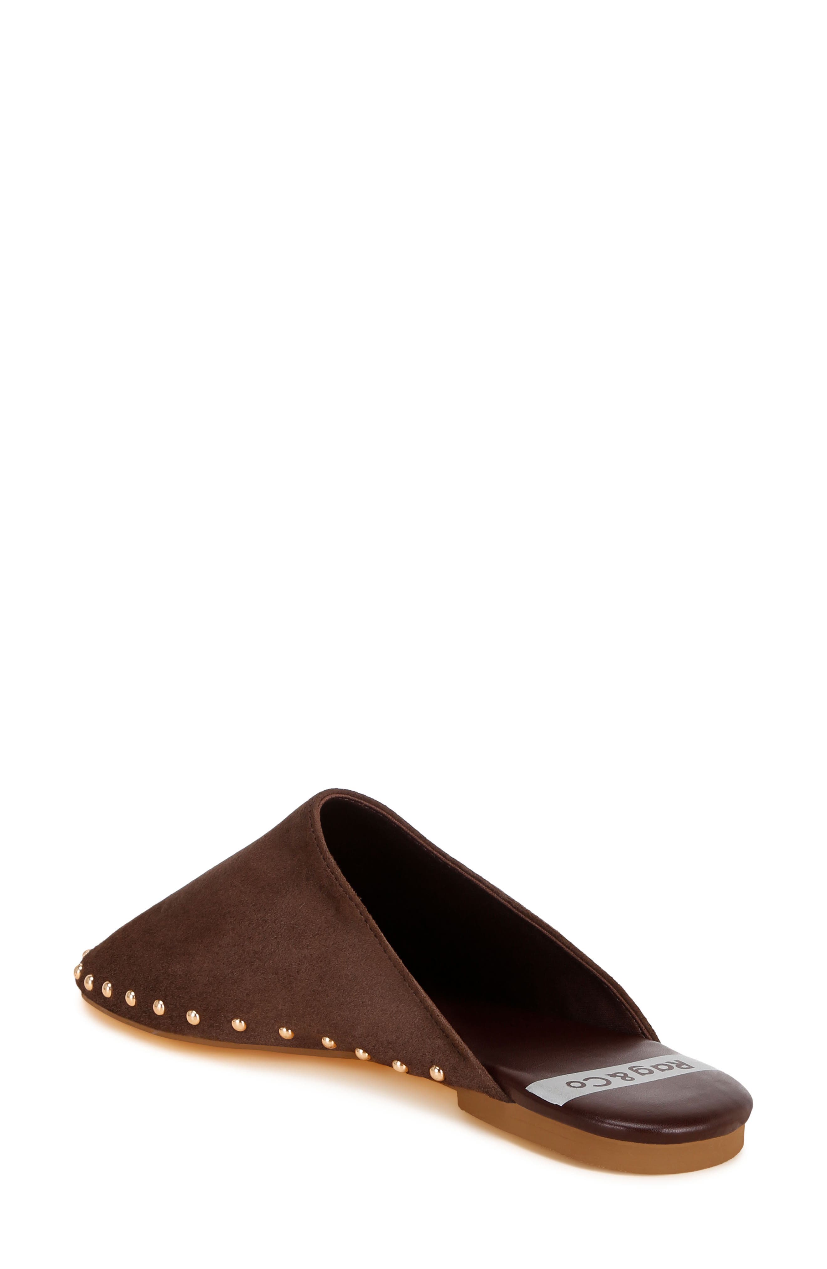 Corbera Studded Mule, Alternate, color, BROWN