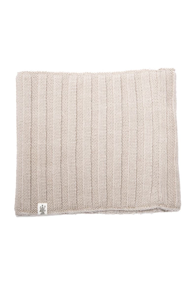 Ribbed Neckwarmers, Main, color, Linen