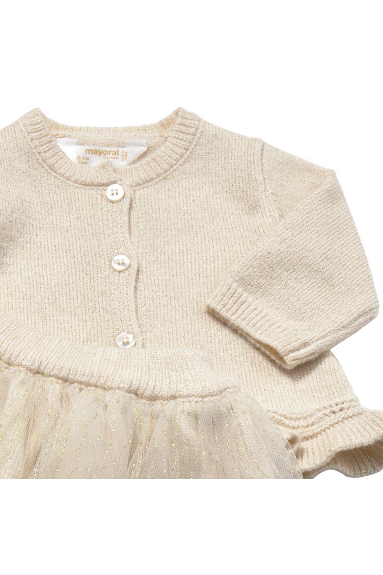 Tulle Skirt Set, Alternate, color, Beige