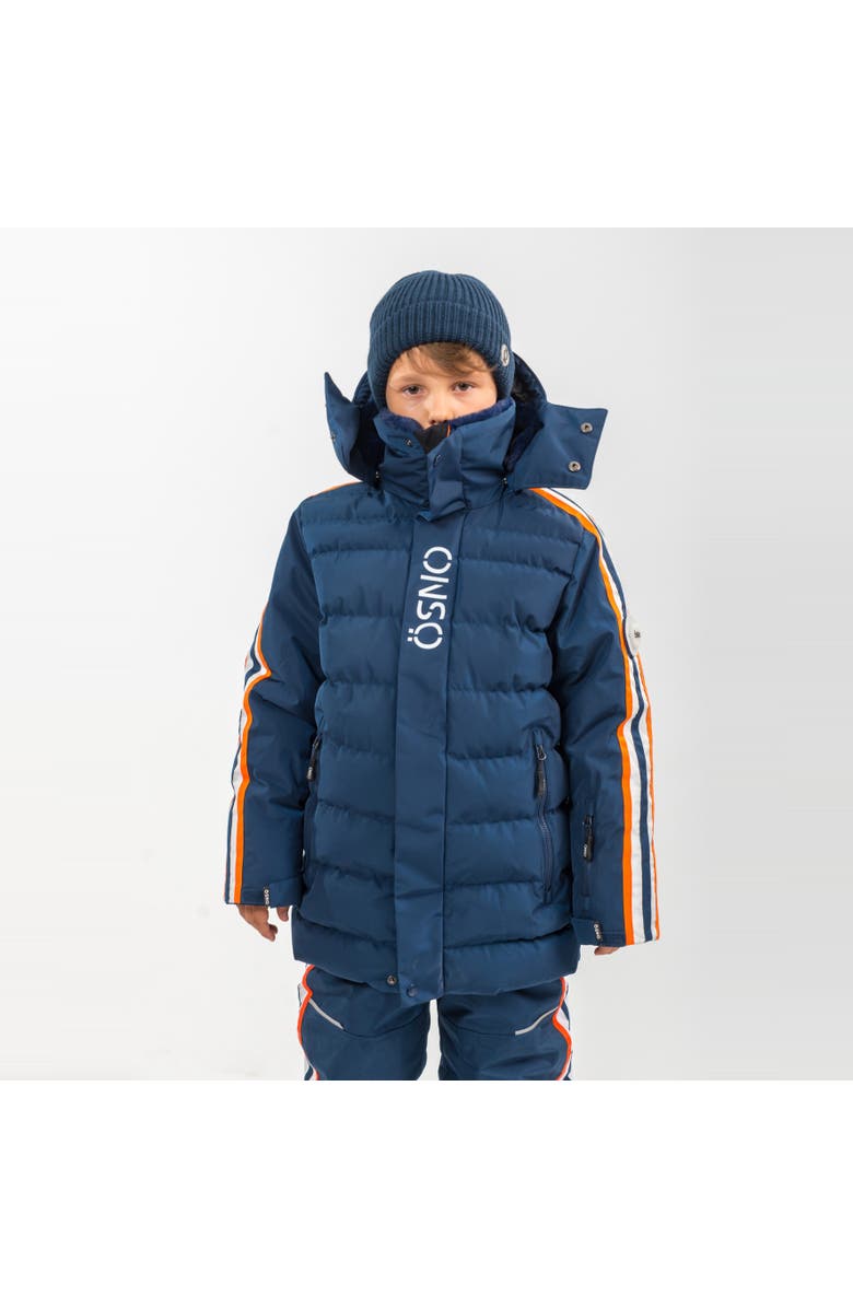 ÖSNO Lex Performance Snowsuit Jacket and Snowpants, Alternate, color, Navy Blue
