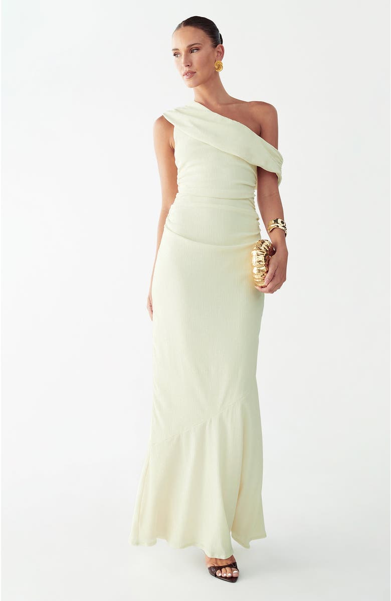 BWLDR Saint Maxi Dress, Alternate, color, Off White