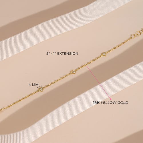 In Season Jewelry 14k Tiny Heart Link Bracelet In Gold