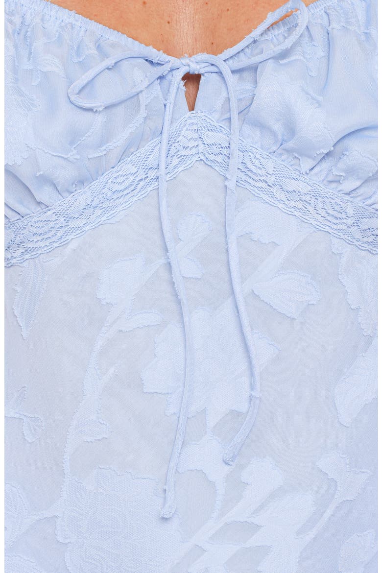 Clodagh Textured Flutter Sleeve Top, Alternate, color, POWDER BLUE
