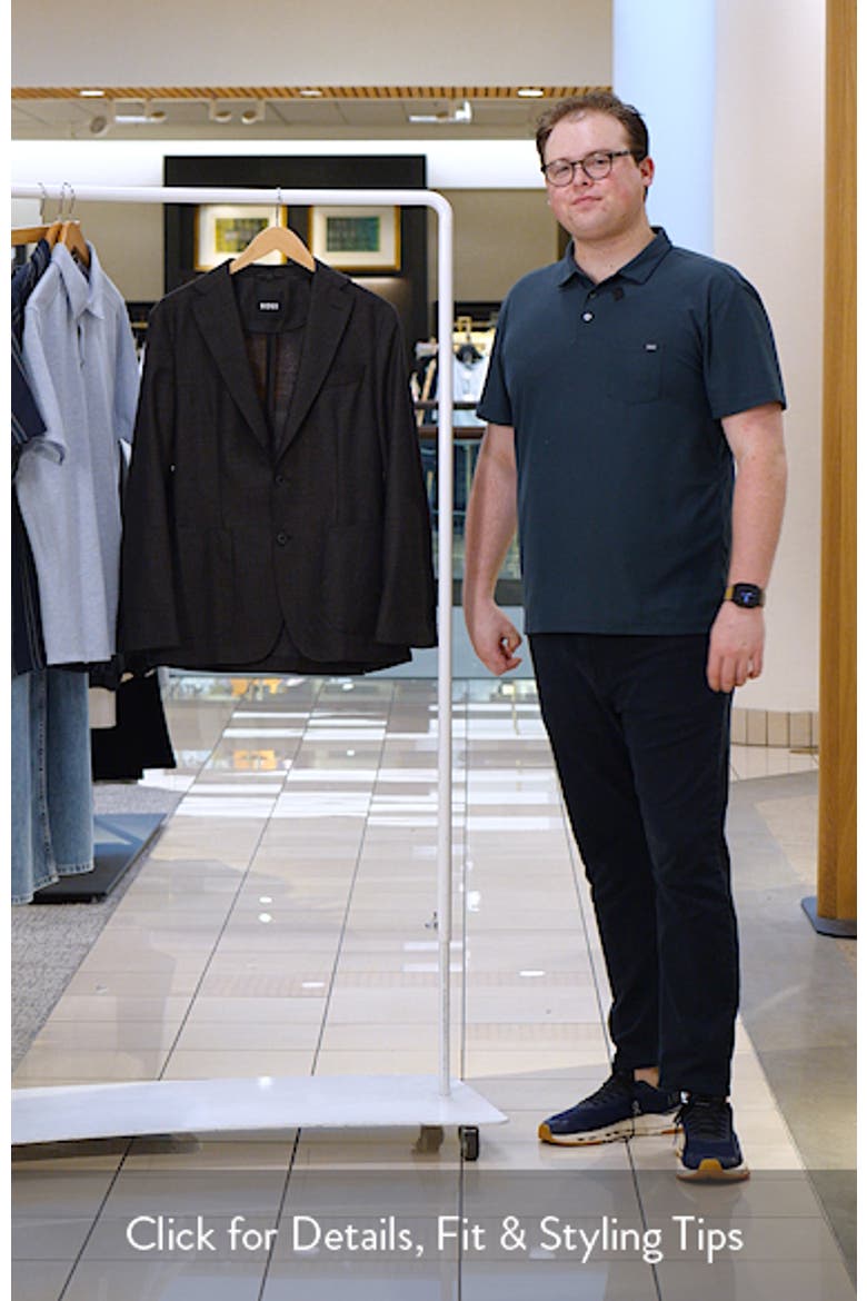 Hanry Slim Fit Brown Slub Virgin Wool Sport Coat video