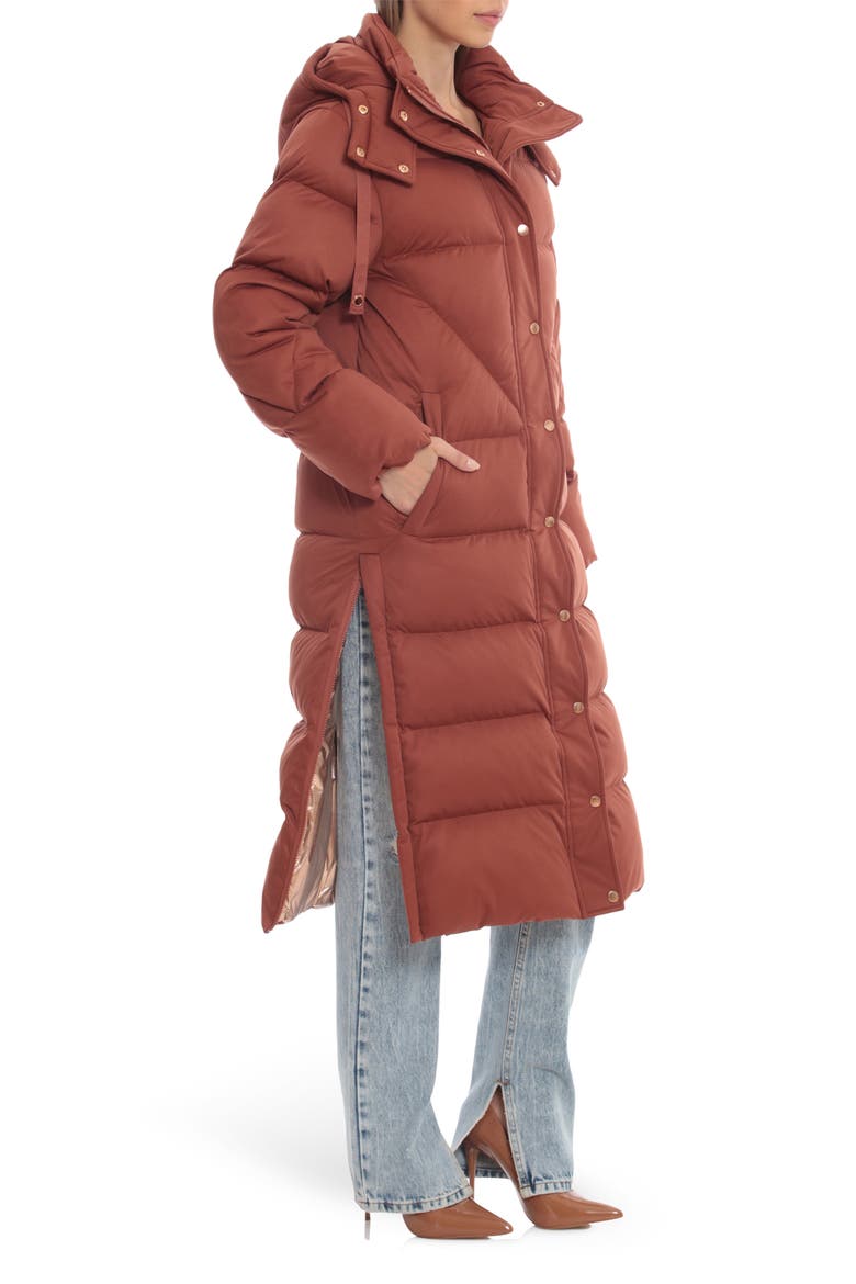 Thermalpuff™ Longline Puffer Coat, Alternate, color, COPPER
