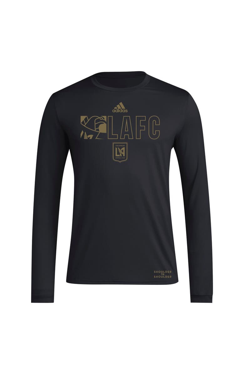 adidas Men's adidas Black LAFC 2024 Jersey Hook AEROREADY Long Sleeve T-Shirt, Alternate, color, Black