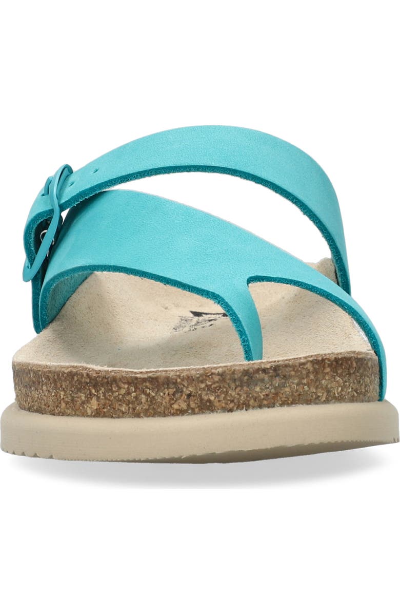 Mephisto Helen Toe Loop Sandal, Alternate, color, Turquoise