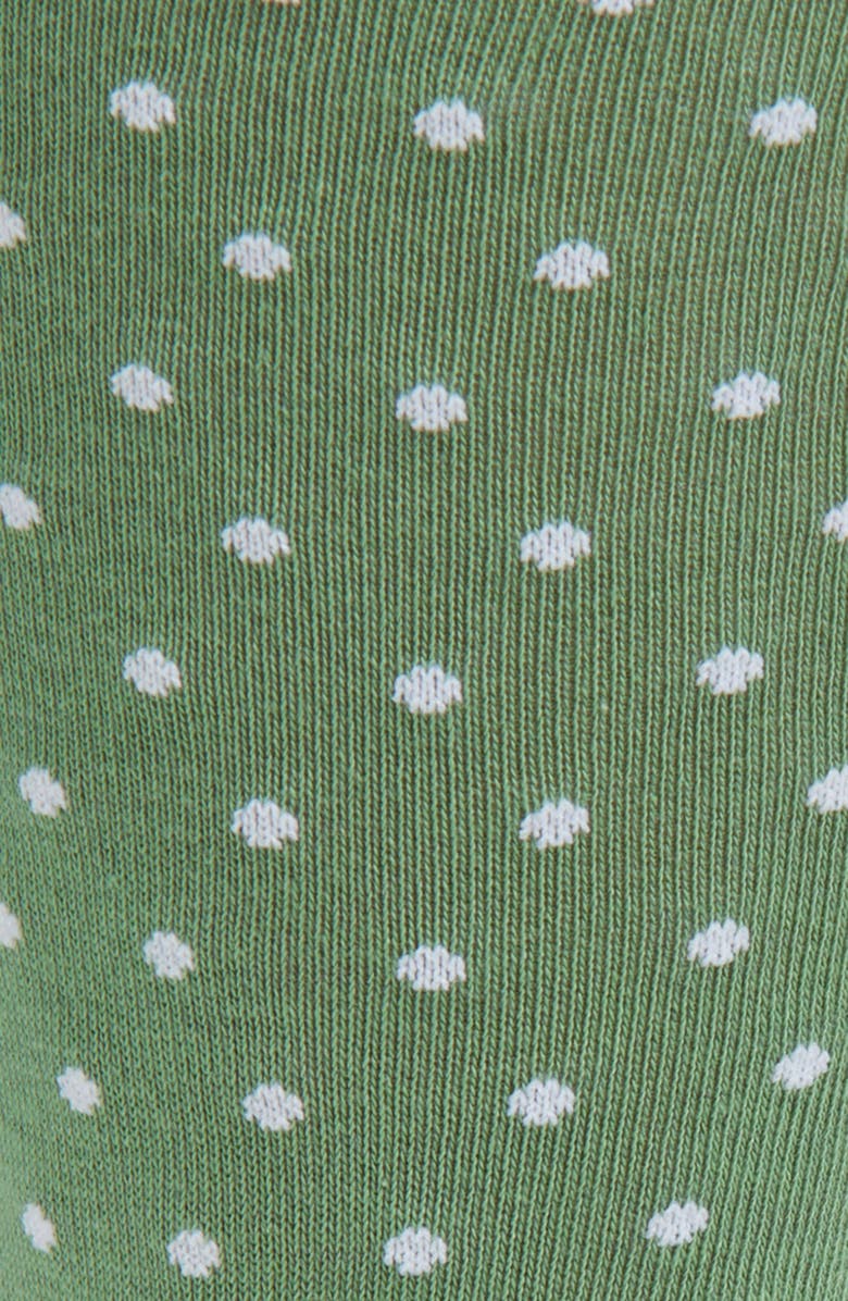 Paul Smith Jeremy Polka Dot Dress Socks, Alternate, color, Emerald