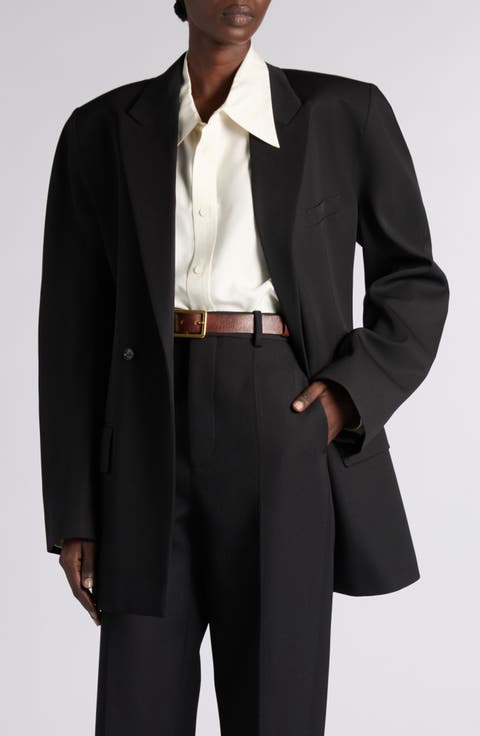 Lightweight Wool Grain de Poudre Jacket