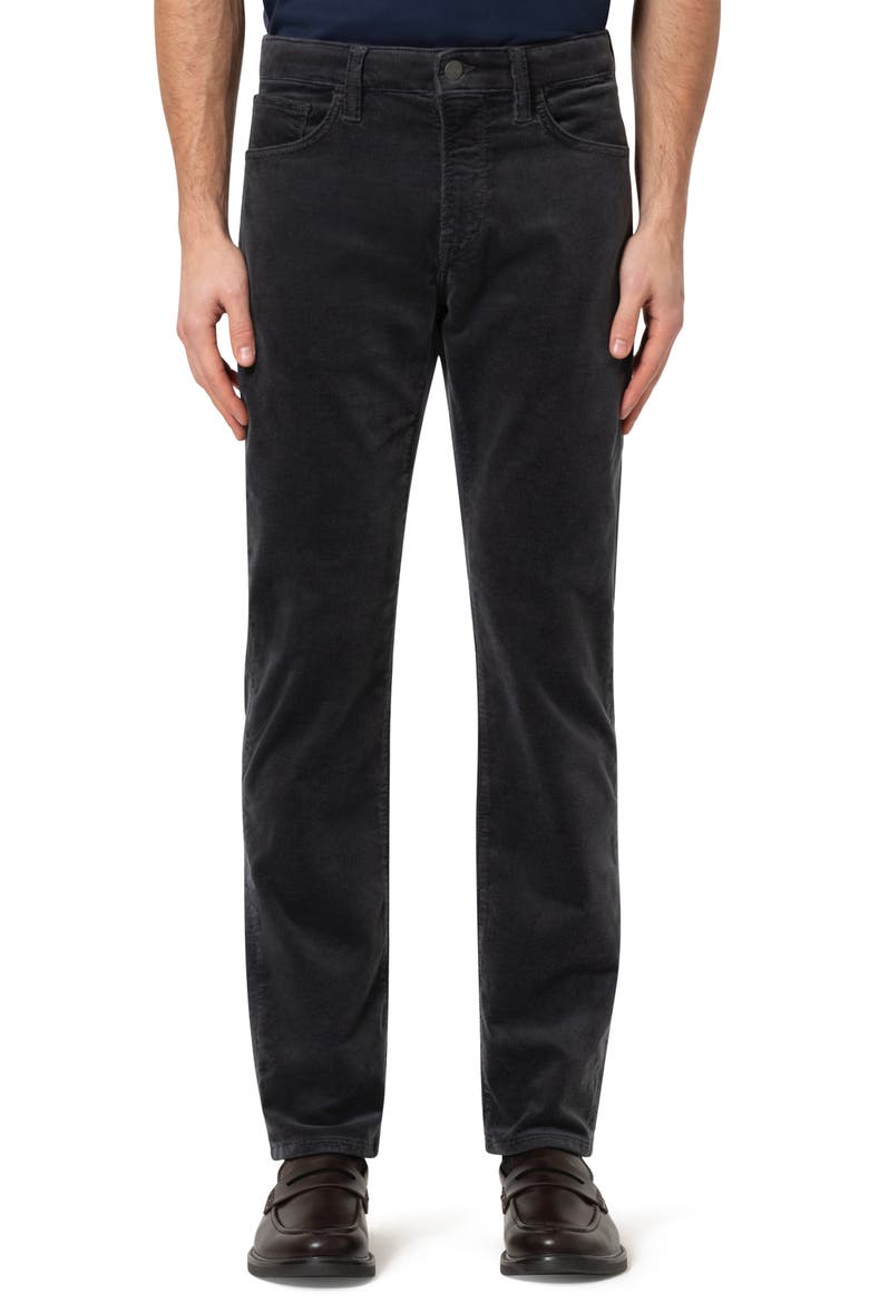 Courage Straight Leg Corduroy Pants, Main, color, CHARCOAL CORD