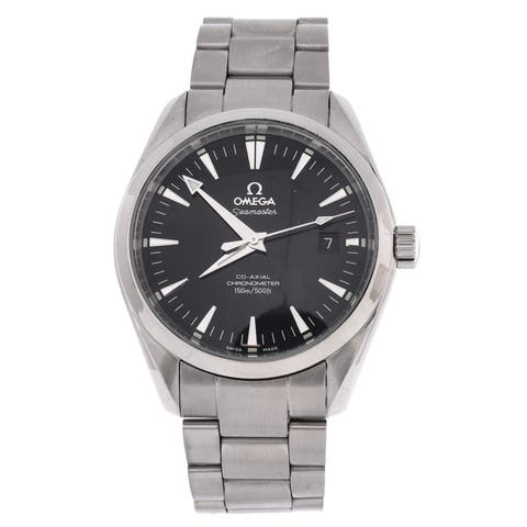 Seamaster Aqua Terra 150M Co-Axial Chronometer Automatic Watch Stainless Steel 39