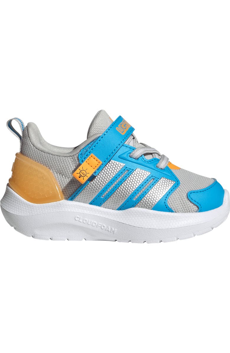 adidas Kids' Lightorama Sneaker, Alternate, color, Grey / Matte Silver/ Aqua