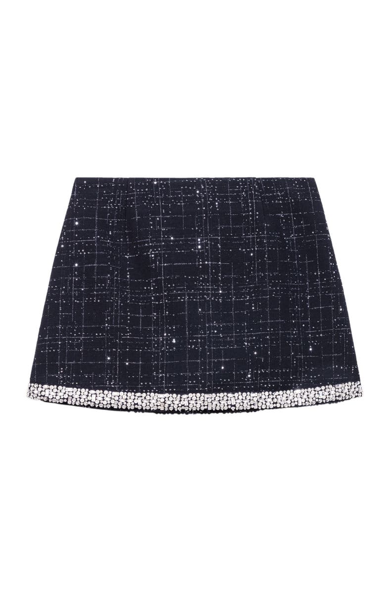 maje Sequinned skort, Alternate, color,