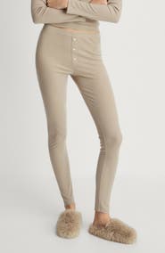 MANGO Rib Knit Pants