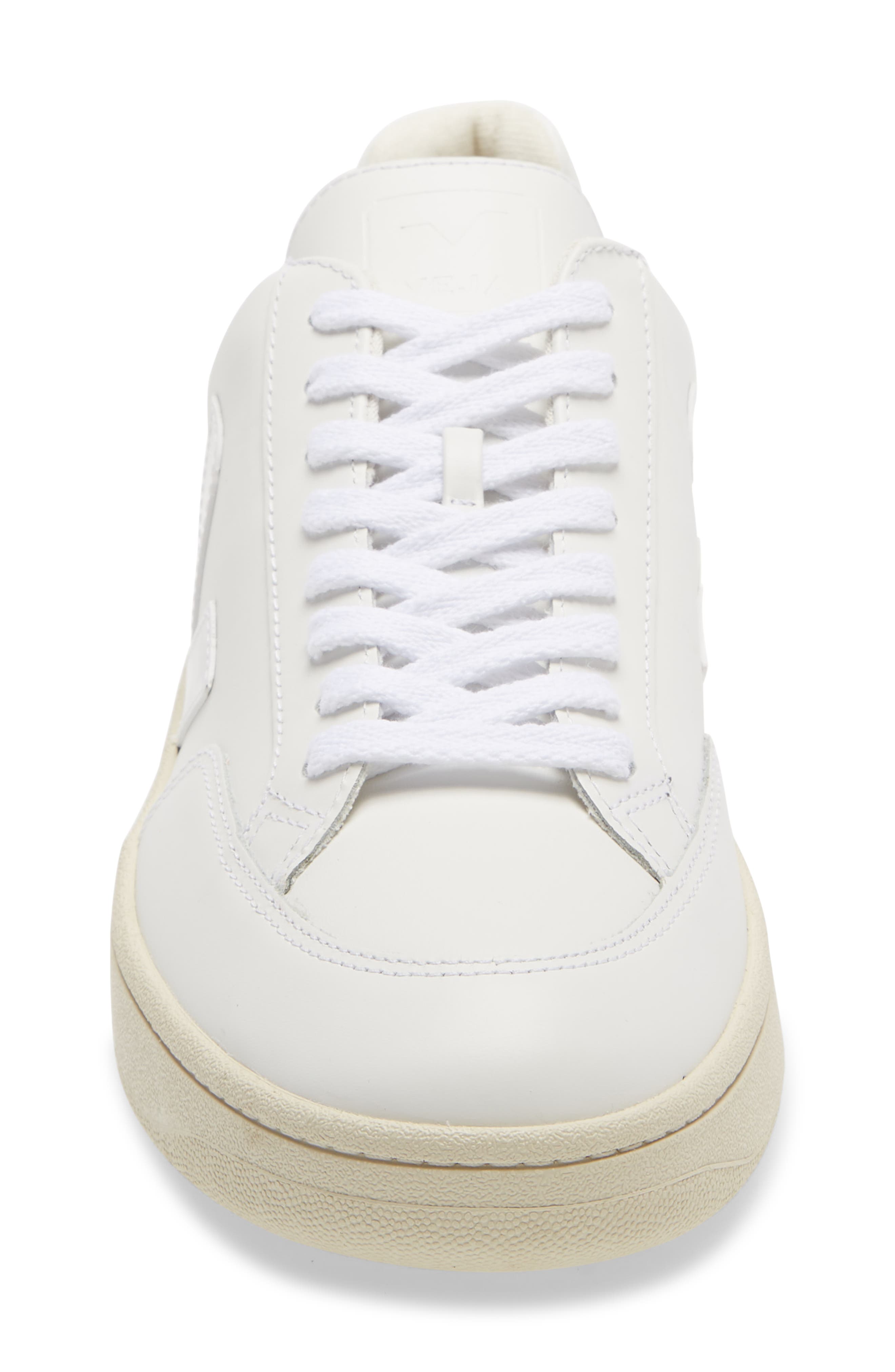 V-12 Low Top Sneaker, Alternate, color, EXTRA WHITE LEATHER