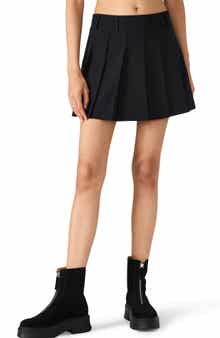 Steve Madden Margo Pleated Miniskirt
