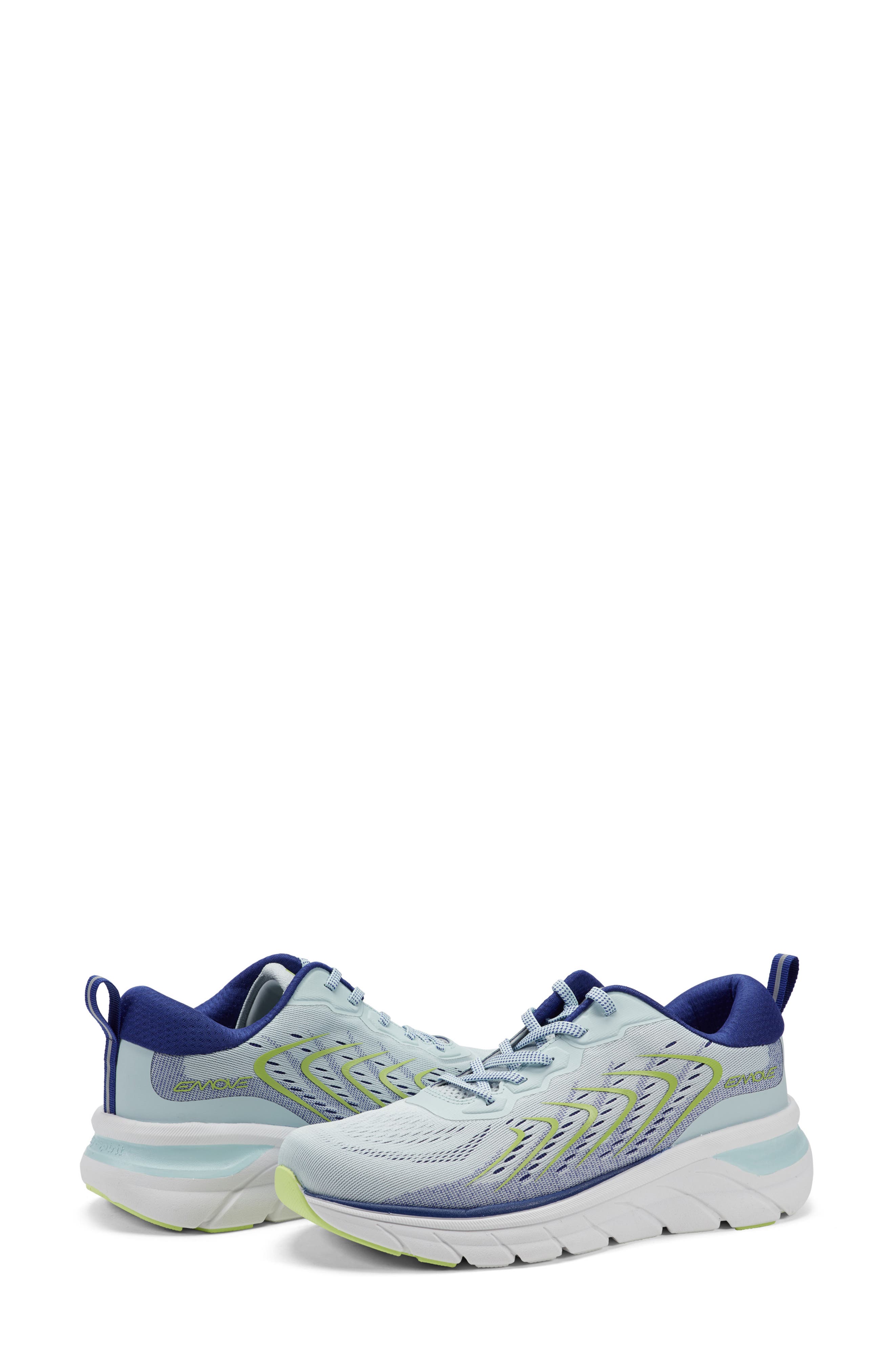 Easy Spirit x Denise Austin Maelie Sneaker, Alternate, color, Light Blue