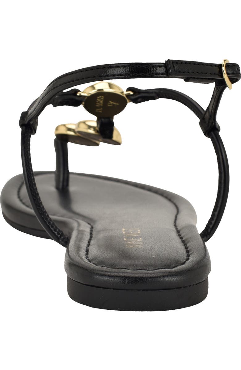 Nine West <p>Bello Slingback Thong Sandal (Women)</p>, Alternate, color, Black