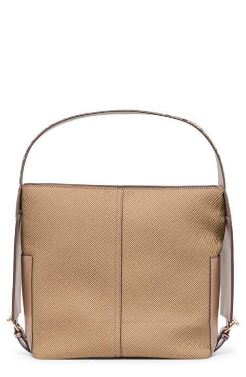 Annalise Mixed Media Shoulder Bag