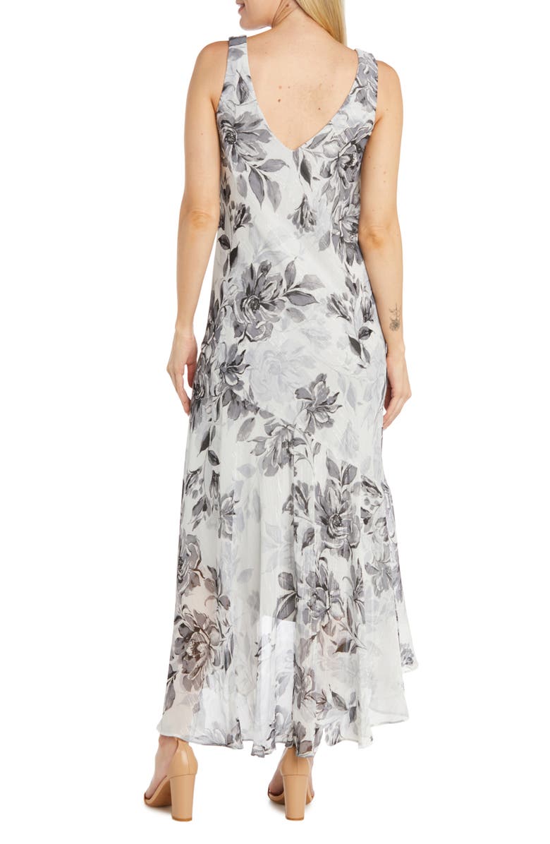 R&M RICHARDS Floral Print Dress with Jacket, Alternate, color,