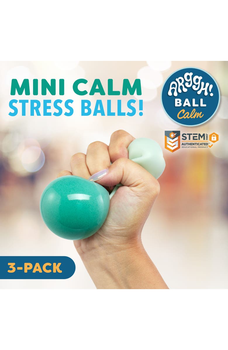 Power Your Fun Arggh Calm Mini Stress Balls, Alternate, color, Multicolor
