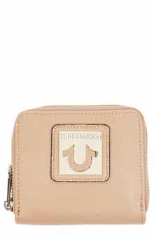 True Religion Horseshoe Plaque Mini Wallet