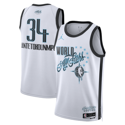 Unisex Jordan Brand Giannis Antetokounmpo White 2026 NBA All-Star Game Swingman Jersey