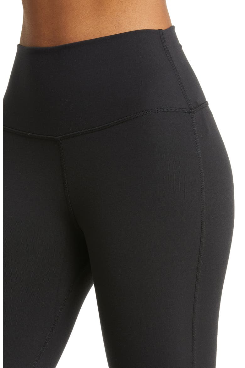 Airbrush High Waist 7/8 Leggings, Alternate, color, BLACK