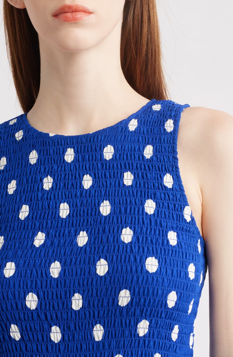 Anne Klein Polka Dot Maxi Dress, Alternate, color, 