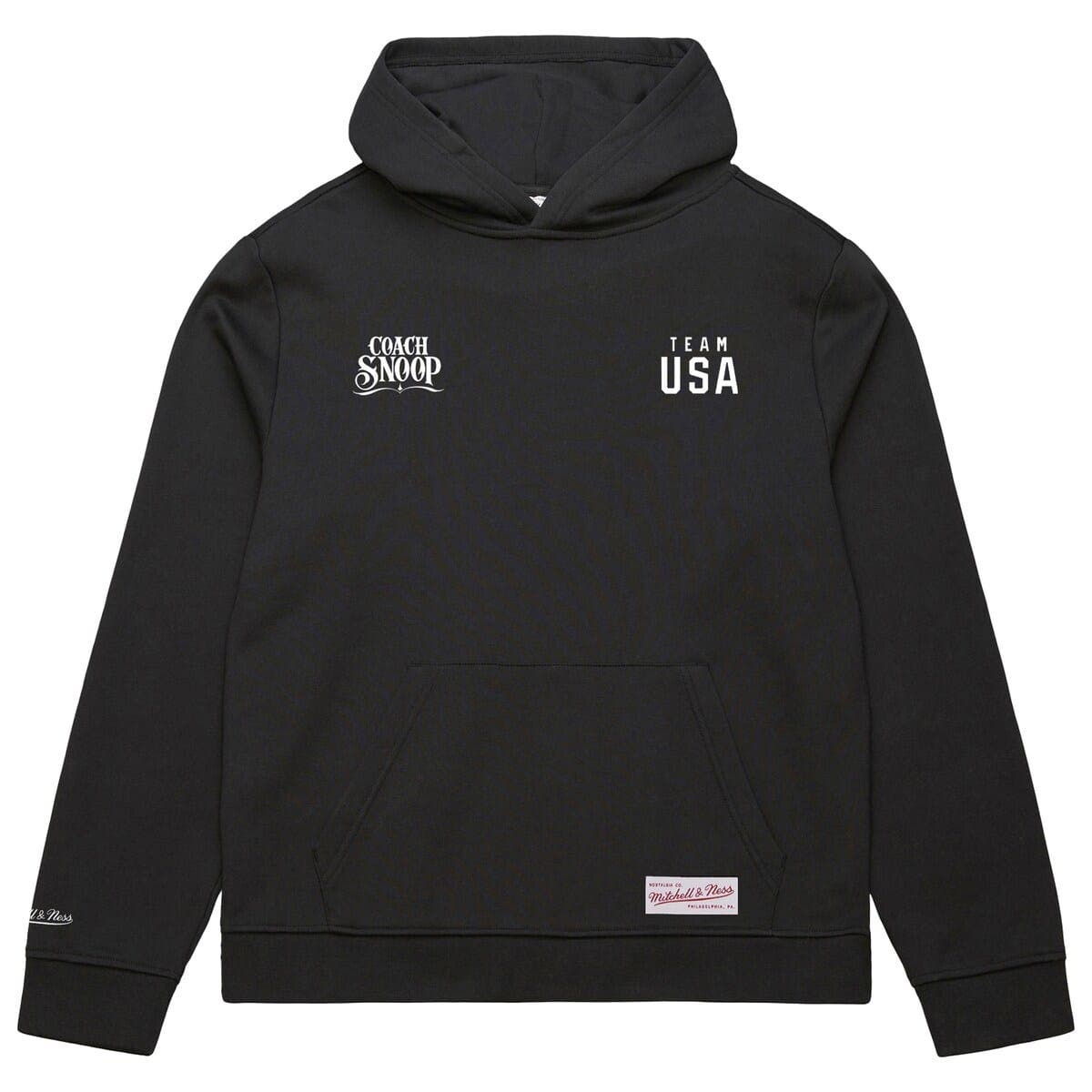 Mitchell & Ness Men's Mitchell & Ness Black Team USA Coach Snoop Hoodie ...