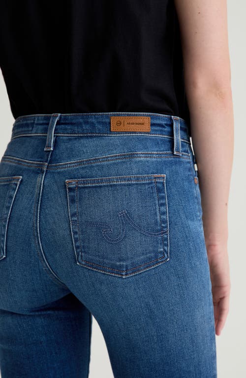 Ag Mari Mid Rise Slim Straight Leg Jeans In 12 Years Assumption In Blue