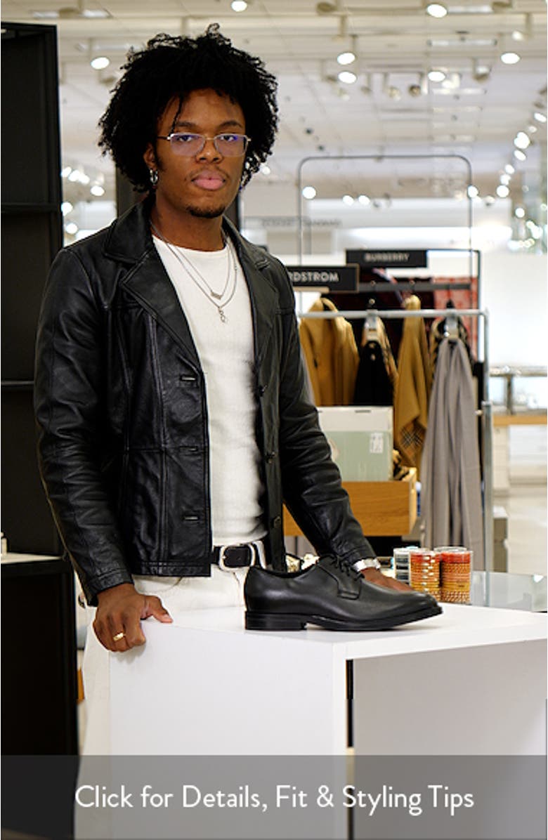 Dresletic Leather Plain Toe Derby, sales video thumbnail